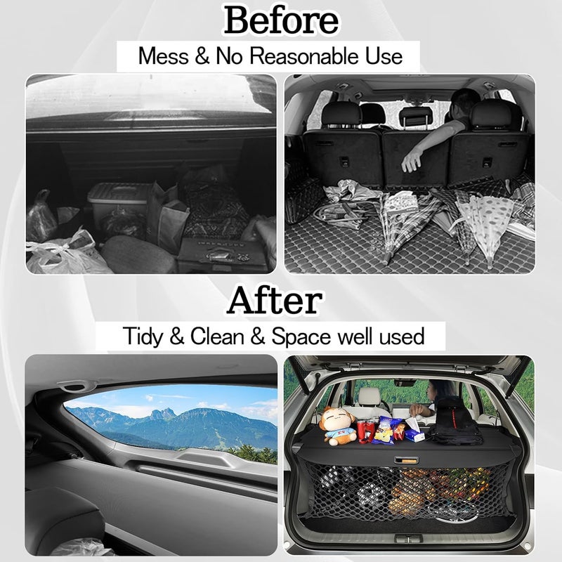 Sze Cargo Cover for Hyundai Ioniq 5 2022-2025 2026 Retractable Trunk Cover Black Rear Trunk Security Cover Shielding Shade Waterproof-New Upgrade - Image 3
